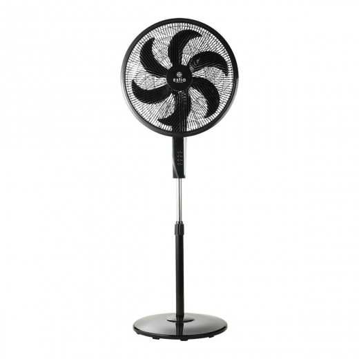 ESTIA ΑΝΕΜΙΣΤΗΡΑΣ ΣΤΑΝΤ ΕΠΙΔΑΠΕΔΙΟΣ AITHER 45cm 75w ΜΑΥΡΟΣ