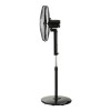 ESTIA ΑΝΕΜΙΣΤΗΡΑΣ ΣΤΑΝΤ ΕΠΙΔΑΠΕΔΙΟΣ BOW 45cm 75w ΜΑΥΡΟΣ ΜΕ ΤΗΛΕΧΕΙΡΙΣΤΗΡΙΟ