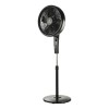 ESTIA ΑΝΕΜΙΣΤΗΡΑΣ ΣΤΑΝΤ ΕΠΙΔΑΠΕΔΙΟΣ AITHER 40cm 45w ΜΑΥΡΟΣ ΜΕ ΧΡΟΝΟΔΙΑΚΟΠΤΗ