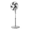 ESTIA ΑΝΕΜΙΣΤΗΡΑΣ ΣΤΑΝΤ ΕΠΙΔΑΠΕΔΙΟΣ AEROPULSE 40cm 50w ΜΕ ΣΤΡΟΓΓYΛΗ ΒΑΣΗ ΒΑΡΕΩΣ ΤΥΠΟΥ ΓΚΡΙ