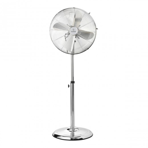 ESTIA ΑΝΕΜΙΣΤΗΡΑΣ ΣΤΑΝΤ ΕΠΙΔΑΠΕΔΙΟΣ RETROFLOW 40cm 50w ΜΕΤΑΛΛΙΚΟΣ ΑΣΗΜΙ