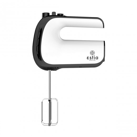 ESTIA ΜΙΞΕΡ ΧΕΙΡΟΣ GUSTO WHITE 400w 5 ΤΑΧΥΤΗΤΩΝ &amp; ΛΕΙΤΟΥΡΓΙΑΣ TURBO