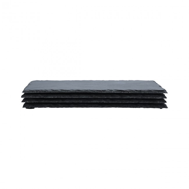 ESTIA ΠΛΑΤΩ ΣΕΡΒΙΡΙΣΜΑΤΟΣ ΣΧΙΣΤΟΛΙΘΟΥ 22x14cm ΣΕΤ 4 ΤΕΜ.