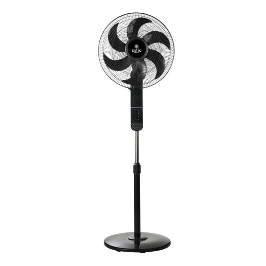 ESTIA ΑΝΕΜΙΣΤΗΡΑΣ ΣΤΑΝΤ ΕΠΙΔΑΠΕΔΙΟΣ BOW 40cm 60w ΜΑΥΡΟΣ