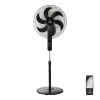 ESTIA ΑΝΕΜΙΣΤΗΡΑΣ ΣΤΑΝΤ ΕΠΙΔΑΠΕΔΙΟΣ BOW 45cm 75w ΜΑΥΡΟΣ ΜΕ ΤΗΛΕΧΕΙΡΙΣΤΗΡΙΟ
