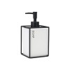 ESTIA ΑΝΤΛΙΑ ΣΑΠΟΥΝΙΟΥ CAGE 450ML ΚΕΡΑΜΙΚΗ ΛΕΥΚΗ ΜΕ ΜΕΤΑΛΛΙΚΟ ΠΛΑΙΣΙΟ