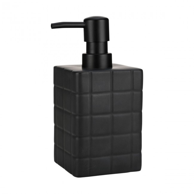 ESTIA ΑΝΤΛΙΑ ΣΑΠΟΥΝΙΟΥ TILES ΚΕΡΑΜΙΚΗ 450ml 7.5x15cm ΜΑΥΡΗ