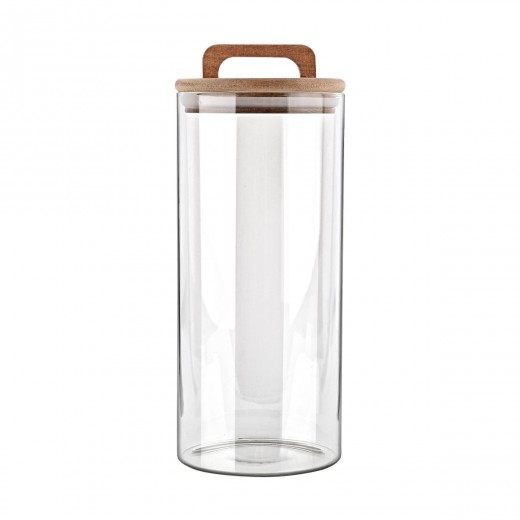 ESTIA ΔΟΧΕΙΟ ΑΠΟΘΗΚΕΥΣΗΣ ALLURE ΓΥΑΛΙΝΟ 1300ml 10x10x22cm