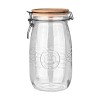 ESTIA ΔΟΧΕΙΟ ΑΠΟΘΗΚΕΥΣΗΣ ALLURE ΓΥΑΛΙΝΟ 1500ml ΜΕ ΚΛΙΠ ΚΑΠΑΚΙ