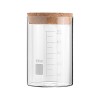 ESTIA ΔΟΧΕΙΟ ΑΠΟΘΗΚΕΥΣΗΣ ΓΥΑΛΙΝΟ 500ml ΜΕ ΚΑΠΑΚΙ ΦΕΛΛΟΥ
