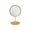 ESTIA ΚΑΘΡΕΦΤΗΣ ΕΠΙΤΡΑΠΕΖΙΟΣ BAMBOO ESSENTIALS ME LED ΦΩΤΙΣΜΟ 18x18x30cm