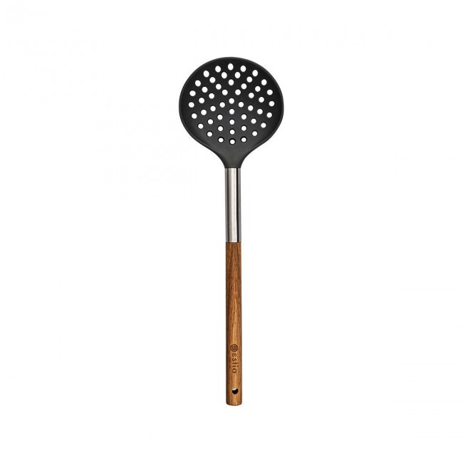 ESTIA ΚΟΥΤΑΛΑ ΤΡΥΠΗΤΗ STONE PBT 34cm ΜΕ ΞΥΛΙΝΗ ΛΑΒΗ