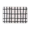 ESTIA ΤΑΠΕΤΟ ΜΠΑΝΙΟΥ CAGE 40x60cm 100% ΜΙΚΡΟΪΝΕΣ ΓΚΡΙ-ΜΑΥΡΟ