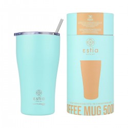 ESTIA ΘΕΡΜΟΣ COFFEE MUG SAVE THE AEGEAN 500ml BERMUDA GREEN ESTIA ΘΕΡΜΟΣ COFFEE MUG SAVE THE AEGEAN 500ml BERMUDA GREEN