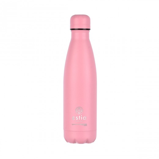 ESTIA ΘΕΡΜΟΣ FLASK LITE SAVE THE AEGEAN 500ml BLOSSOM ROSE