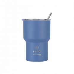 ESTIA ΘΕΡΜΟΣ MUG LITE SAVE THE AEGEAN 400ml DENIM BLUE