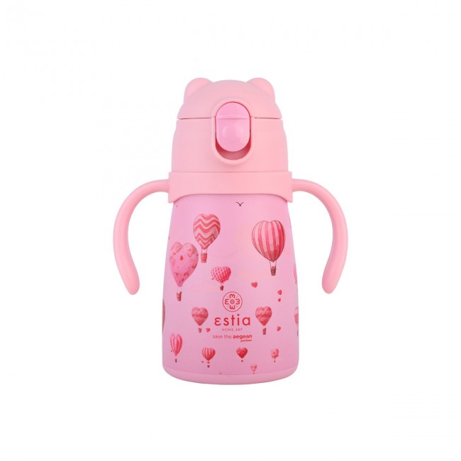 ESTIA ΘΕΡΜΟΣ ΠΑΙΔΙΚΟ BUBBLE BOTTLE SAVE THE AEGEAN 300ml LOVE ASCEND
