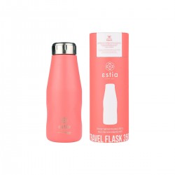 ESTIA ΘΕΡΜΟΣ TRAVEL FLASK SAVE THE AEGEAN 350ml FUSION CORAL