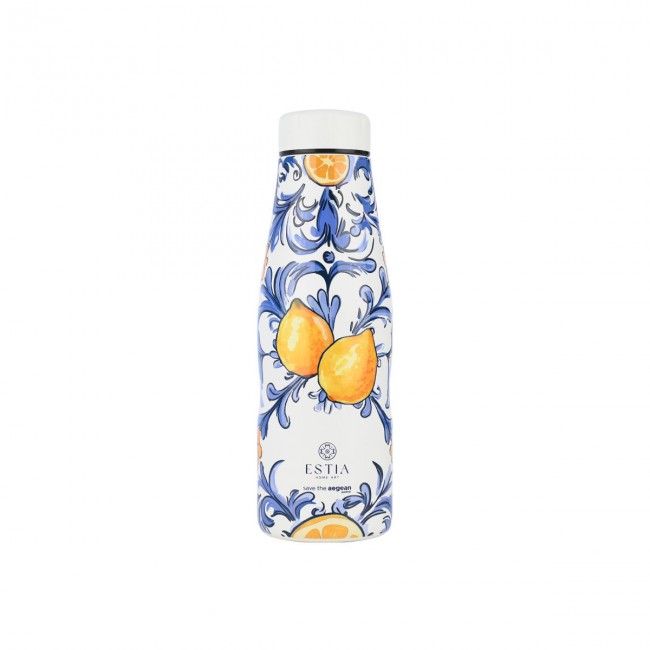 ESTIA ΘΕΡΜΟΣ TRAVEL FLASK SAVE THE AEGEAN 500ml AMALFI COAST