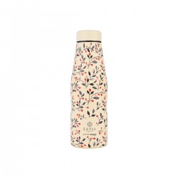ESTIA ΘΕΡΜΟΣ TRAVEL FLASK SAVE THE AEGEAN 500ml BLOOM  BEIGE