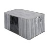 ESTIA ΘΗΚΗ ΑΠΟΘΗΚΕΥΣΗΣ NON WOVEN ΥΦΑΣΜΑΤΙΝΗ 50x40x30cm ΜΕ ΠΑΡΑΘΥΡΟ IVORY