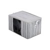ESTIA ΘΗΚΗ ΑΠΟΘΗΚΕΥΣΗΣ NON WOVEN ΥΦΑΣΜΑΤΙΝΗ 60x45x35cm ΜΕ ΠΑΡΑΘΥΡΟ IVORY
