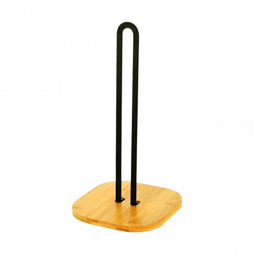 ESTIA ΒΑΣΗ ΓΙΑ ΡΟΛΟ ΚΟΥΖΙΝΑΣ BAMBOO ESSENTIALS ΜΕΤΑΛΛΙΚΗ 16x16x31.3cm