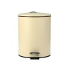 ESTIA ΧΑΡΤΟΔΟΧΕΙΟ ΜΠΑΝΙΟΥ CLASSIC SOFT CLOSE 5lt ΜΑΤ IVORY