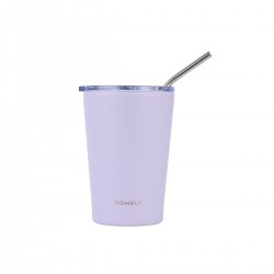 HOMELY ΘΕΡΜΟΣ MUG 400ml LAVENDER FOG