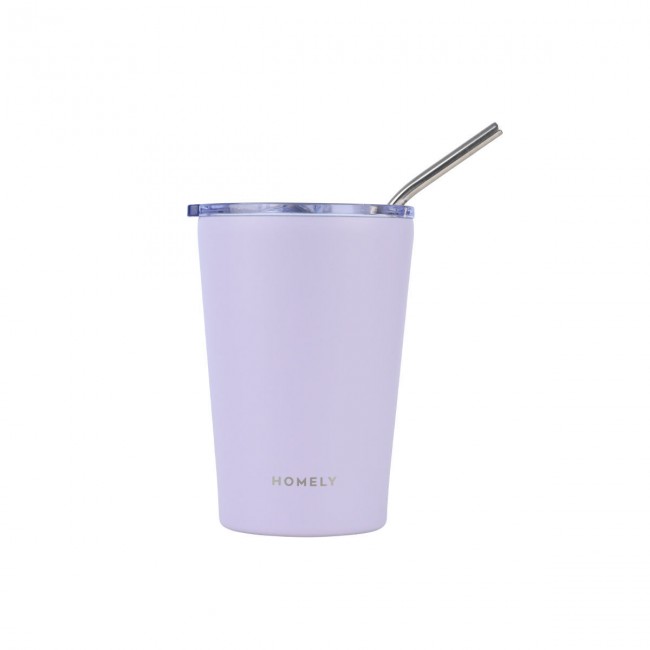 HOMELY ΘΕΡΜΟΣ MUG 400ml LAVENDER FOG