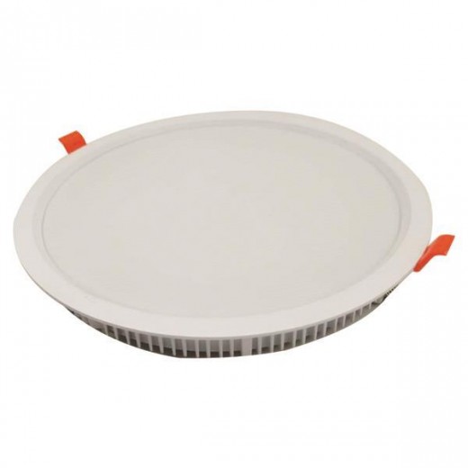 ΦΩΤΙΣΤΙΚΟ ΧΩΝΕΥΤΟ LED SLIM Φ225 30W 3000Κ ΛΕΥΚΟ PLUS EUROLAMP 145-68435