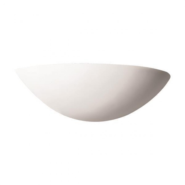 ΑΠΛΙΚΑ ΤΟΙΧΟΥ ΟΒΑΛ ΓΥΨΙΝΗ 1xE14 310x95x125mm EUROLAMP 147-53308