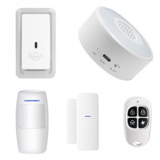 ΕΞΥΠΝΟ ΑΣΥΡΜΑΤΟ ΣΥΣΤΗΜΑ ΑΣΦΑΛΕΙΑΣ WiFi &quot;HOME VALUE&quot; EUROLAMP 147-77940