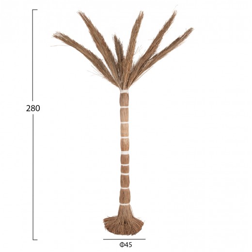 ΔΙΑΚΟΣΜΗΤΙΚΟ ΔΕΝΤΡΟ TROPIC HM4324 τ.ΦΟΙΝΙΚΑ ΑΠΟ MENDONG GRASS 280Yεκ.