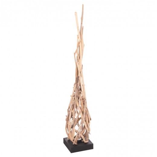 ΔΙΑΚΟΣΜΗΤΙΚΟ ΦΩΤΙΣΤΙΚΟ ΔΑΠΕΔΟΥ FLAMER HM4439 DRIFTWOOD ΣΕ ΦΥΣΙΚΟ 30x30x179Υεκ.
