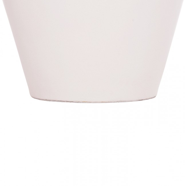 ΔΙΑΚΟΣΜΗΤΙΚΟ ΒΑΖΟ ΔΑΠΕΔΟΥ NEBULA HM4661.02 FIBER CEMENT ΛΕΥΚΟ--ΞΥΛΟ ΤΕΑΚ Φ60x115Υεκ.