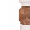 ΔΙΑΚΟΣΜΗΤΙΚΟ ΒΑΖΟ ΔΑΠΕΔΟΥ NEBULA HM4661.02 FIBER CEMENT ΛΕΥΚΟ--ΞΥΛΟ ΤΕΑΚ Φ60x115Υεκ.