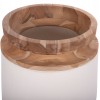 ΔΙΑΚΟΣΜΗΤΙΚΟ ΒΑΖΟ ΔΑΠΕΔΟΥ LINTER HM4662.02L FIBER CEMENT ΛΕΥΚΟ--ΞΥΛΟ ΤΕΑΚ Φ41x47Υεκ.