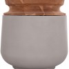 ΔΙΑΚΟΣΜΗΤΙΚΟ ΒΑΖΟ ΔΑΠΕΔΟΥ LINTER HM4662.03L FIBER CEMENT ΓΚΡΙ--ΞΥΛΟ ΤΕΑΚ Φ41x47Υ