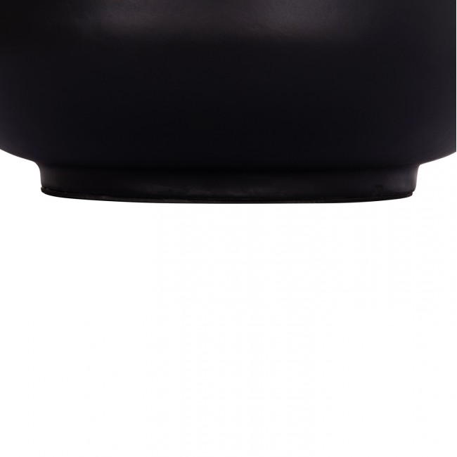 ΔΙΑΚΟΣΜΗΤΙΚΟ ΒΑΖΟ ΔΑΠΕΔΟΥ LINTER HM4662.01L FIBER CEMENT ΜΑΥΡΟ--ΞΥΛΟ ΤΕΑΚ Φ41x47Υεκ.