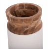 ΔΙΑΚΟΣΜΗΤΙΚΟ ΒΑΖΟ ΔΑΠΕΔΟΥ LINTER HM4662.02S FIBER CEMENT ΛΕΥΚΟ--ΞΥΛΟ ΤΕΑΚ Φ34x60Υεκ.