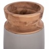 ΔΙΑΚΟΣΜΗΤΙΚΟ ΒΑΖΟ ΔΑΠΕΔΟΥ LINTER HM4662.03S FIBER CEMENT ΓΚΡΙ--ΞΥΛΟ ΤΕΑΚ Φ34x60Υεκ.