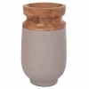 ΔΙΑΚΟΣΜΗΤΙΚΟ ΒΑΖΟ ΔΑΠΕΔΟΥ LINTER HM4662.05S FIBER CEMENT ΓΚΡΙ ΜΑΤ--ΞΥΛΟ ΤΕΑΚ Φ34x60Υεκ