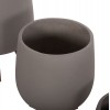 ΣΕΤ 3 ΓΛΑΣΤΡΕΣ ΜΕ TEAK ΒΑΣΕΙΣ TRYLL HM4681.03 FIBER CEMENT--ΓΚΡΙ