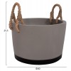 ΓΛΑΣΤΡΑ ΕΣ. ΧΩΡΟΥ ΣΕΙΡΑ TRYLL HM4690L FIBER CEMENT ΓΚΡΙ & ΣΧΟΙΝΙ Φ40x25,5Υεκ.