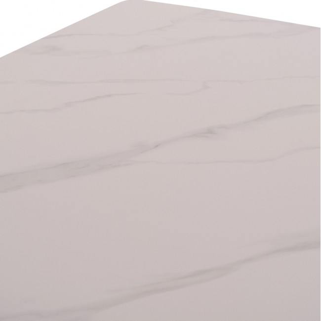 ΤΡΑΠΕΖΙ RAVEN HM18150.01 ΚΕΡΑΜΙΚΟ TOP ΜΕ ΟΨΗ ΛΕΥΚΟ ΜΑΡΜΑΡΟ 160x80x74Υεκ.