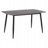ΤΡΑΠΕΖΙ RAVEN HM18149.02 ΚΕΡΑΜΙΚΟ TOP ΜΕ ΟΨΗ ΜΑΥΡΟ ΜΑΡΜΑΡΟ 140x80x74Υεκ.
