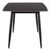 ΤΡΑΠΕΖΙ RAVEN HM18150.02 ΚΕΡΑΜΙΚΟ TOP ΜΕ ΟΨΗ ΜΑΥΡΟ ΜΑΡΜΑΡΟ 160x80x74Υεκ.