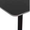ΤΡΑΠΕΖΙ RAVEN HM18150.02 ΚΕΡΑΜΙΚΟ TOP ΜΕ ΟΨΗ ΜΑΥΡΟ ΜΑΡΜΑΡΟ 160x80x74Υεκ.