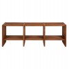 ΚΟΝΣΟΛΑ TV NYA HM9831 ΜΑΣΙΦ ΞΥΛΟ TEAK ΣΕ ΦΥΣΙΚΟ ΧΡΩΜΑ 130x29,5x46Υ εκ.